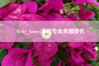 阜宁消防专业全国排名