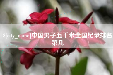 阜宁中国男子五千米全国纪录排名第几