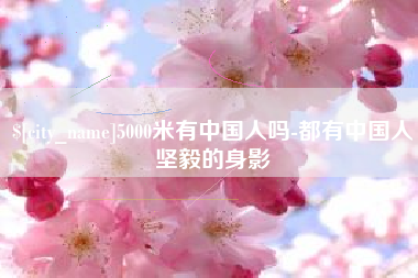 阜宁5000米有中国人吗-都有中国人坚毅的身影