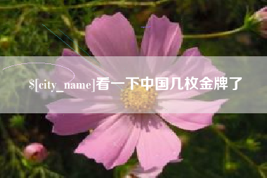 阜宁看一下中国几枚金牌了