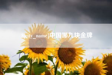 阜宁中国哪九块金牌