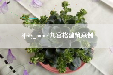 阜宁九宫格建筑案例