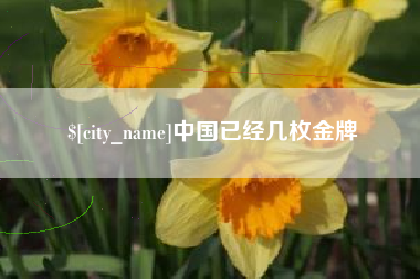 阜宁中国已经几枚金牌