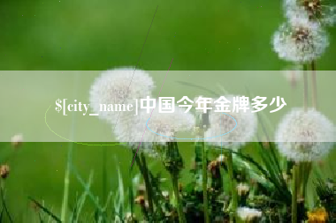 阜宁中国今年金牌多少