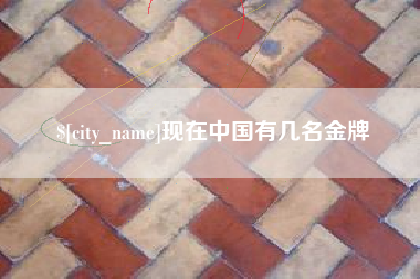 阜宁现在中国有几名金牌