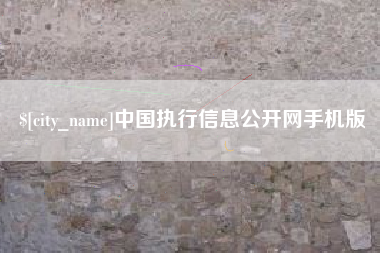 阜宁中国执行信息公开网手机版