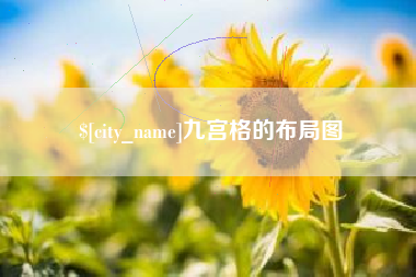 阜宁九宫格的布局图
