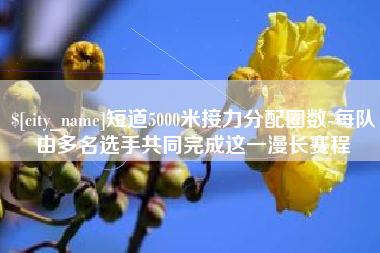 阜宁短道5000米接力分配圈数-每队由多名选手共同完成这一漫长赛程