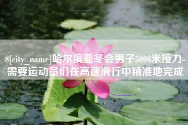 阜宁哈尔滨亚冬会男子5000米接力-需要运动员们在高速滑行中精准地完成
