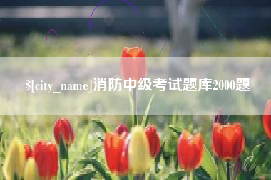 阜宁消防中级考试题库2000题