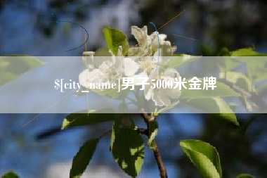 阜宁男子5000米金牌