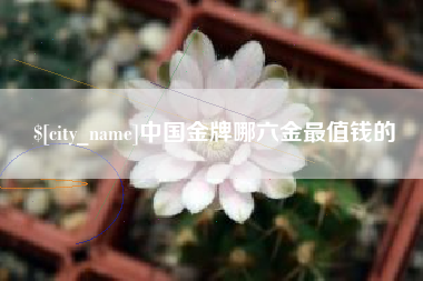 阜宁中国金牌哪六金最值钱的