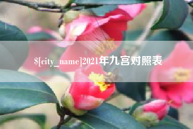 阜宁2021年九宫对照表