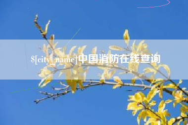 阜宁中国消防在线查询