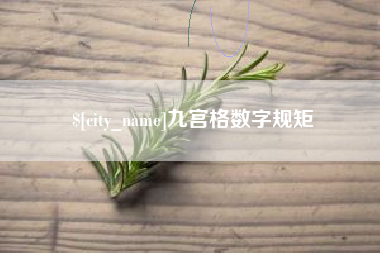 阜宁九宫格数字规矩