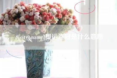 阜宁奥运连冠是什么意思