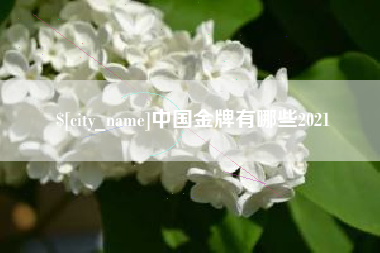 阜宁中国金牌有哪些2021
